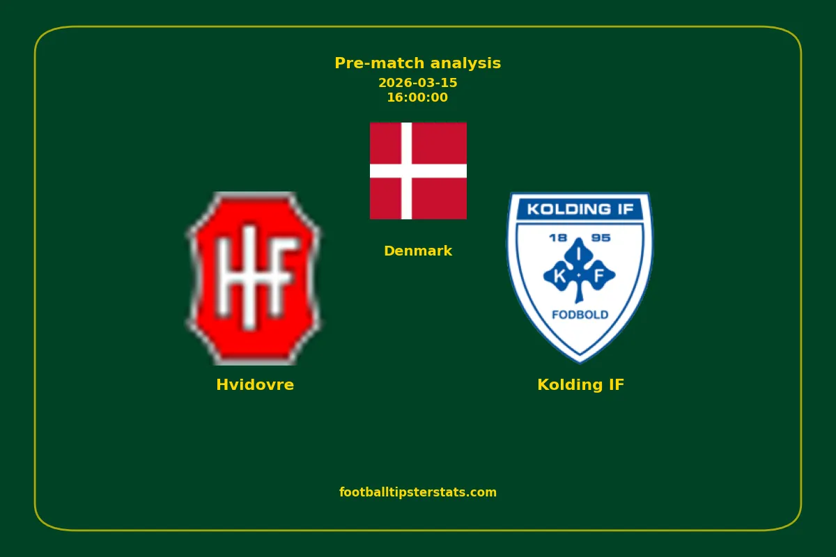 Pre-match analysis: Hvidovre vs Kolding IF on 2026-03-15